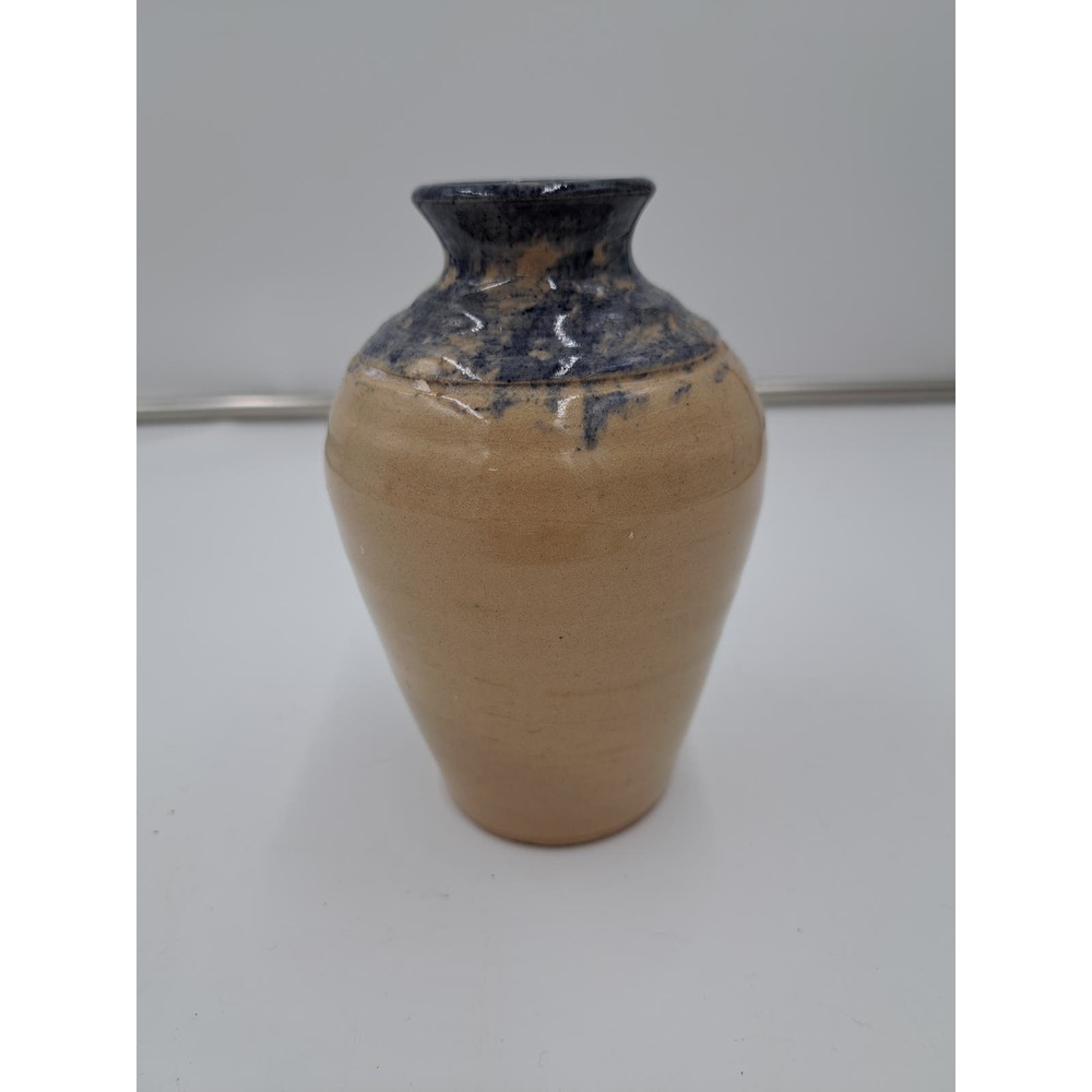VTG '99 Signed EJ KING POTTERY Hand thrown glazed Vase Seagrove, NC.